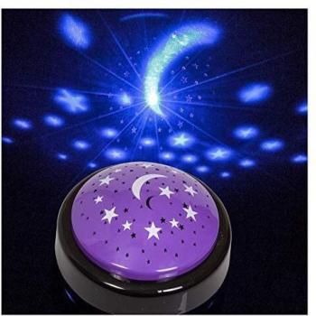 FANTASTIK Starlight – Lámpara proyectora de Luna y Estrellas