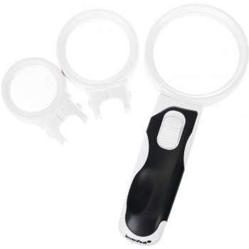 Lupa Levenhuk Zeno Multi ML9 con múltiples aumentos y diseño compacto