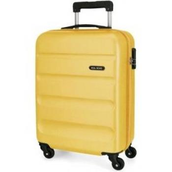 Maleta de Cabina Rígida 55cm Roll Road Flex ocre