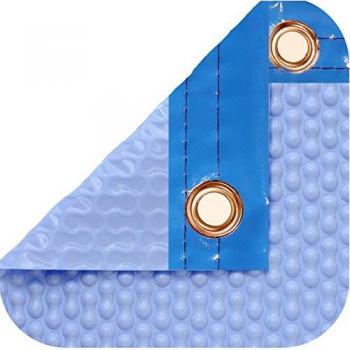 Cubierta Térmica Manta Solar para piscina 800 micras Geobubble EnergyGuard 6,5 x 3,5m con refuerzo en los anchos