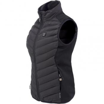 Chaleco Joluvi Heat W Negro - Chaleco térmico, material ligero, diseño ajustado, tecnología de calor activo, ideal para actividades al aire libre y deportes en climas fríos