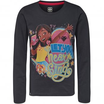 LEGO Wear Friends M-72677-Langarmshirt, Camiseta de Manga Larga para Niñas, Gris