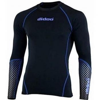 Compression Hommes Haut Manche Longue T-shirt Serré Léger Froid Vêtement Maillots - Toutes Les Tailles - X-Large
