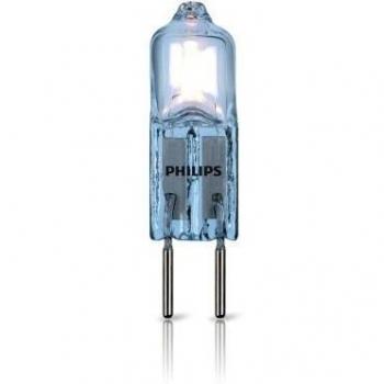 Philips bombilla de cápsula halógena, consumo de 14 W equivalente a 20 W de una bombilla incandescente, casquillo G4, luz blanca cálida