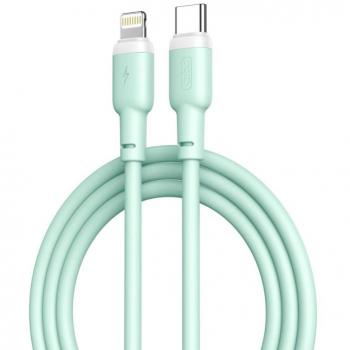 Cable USB-C a Lightning 20W Verde 1M PD XO NB208A