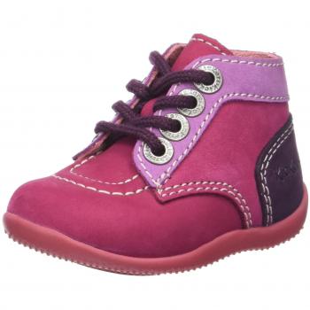 Kickers Bonbon, Botas y Botines Niños Unisex bebé, Morado Fuch Violet Cl Mauve Perm 213, 26 EU
