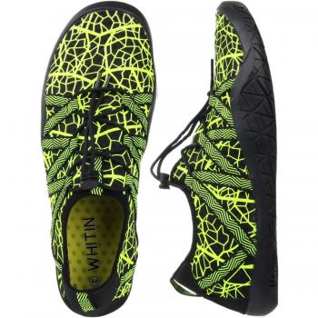 WHITIN Barefoot Hombre Zapatillas de Trail Running Zapatos de Agua Zapatos de Deportes para Buceo Snorkel Surf Piscina Playa Yoga Deportes Acuáticos Verde 46 EU