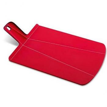 Tabla de cortar plegable grande antideslizante roja Joseph Joseph Chop2Pot