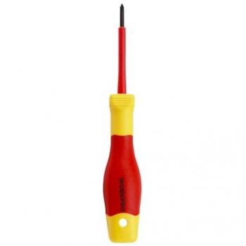 Destornillador Phillips Aislado VDE PH0 x 60 mm WORKPRO