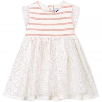 Petit Bateau Robe SM_4727403, Vestido Bebé-para Niñas, Mehrfarbig
