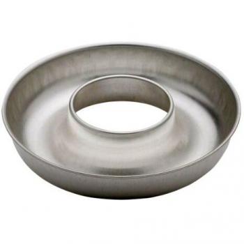 Moule à Savarin Débouché 24 cm - Fer Blanco Recyclable - Plateado