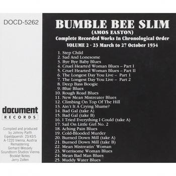 Complete Recorded Works, Vol. 2: - BUMBLE BEE SLIM (AMOS EASTON)