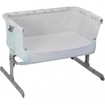 Chicco Next2me - Cuna de colecho con anclaje a cama y 6 alturas, color azul