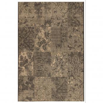 Alfombra Moderna 190x133 cm Diseño Arona Barro