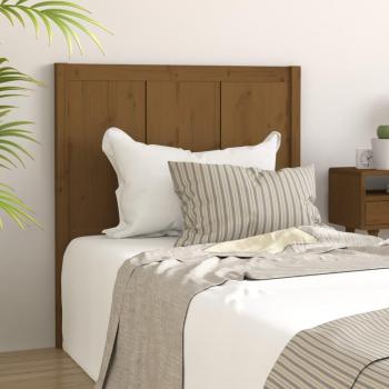 Cabecero de madera maciza de pino para cama de miel 95,5x4x100 cm