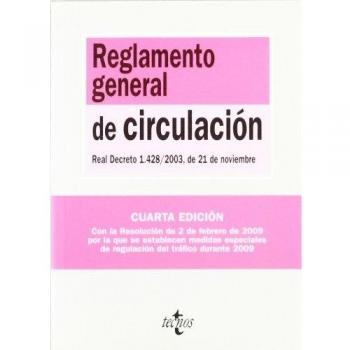 Reglamento General de Circulación: Real Decreto 1.428/2003, de 21 de noviembre