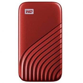 WD 1TB My Passport Portable SSD with NVMe Technology, USB-C, Read Speeds of up to 1050MB/s & Write Speeds of up to 1000MB/s. Works with PC, Xbox, PlayStation - Red