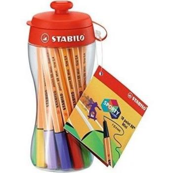 Rotuladores Fluorescentes Stabilo Boss Executive 18er Trinkflasche Etui