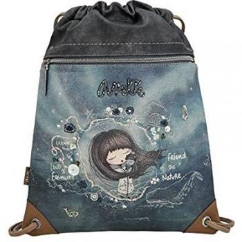 Anekke | Mochila tipo saco con cremallera Iceland | Moderna, Casual y a la Moda | Para Mujeres | Ideal para el Día a Día u Ocasiones Especiales