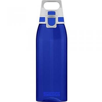 Botella Cantimplora SIGG Total Color Azul 1L - Hermética, Ligera y Resistente en Tritán