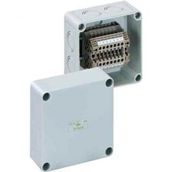 Spelsberg RK 4/07-7x4mm Surface Mounted Terminal Box - Grey Plastic Enclosure 110x110x90 mm