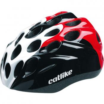 Catlike Kitten - Casco de ciclismo, color rojo / negro / blanco brillo, talla XS