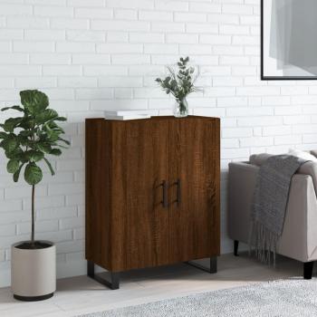 Armario de madera multicapa marrón roble 69,5x34x90 cm