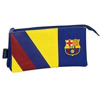 Safta 812025744 Estuche portatodo Triple Escolar FC Barcelona