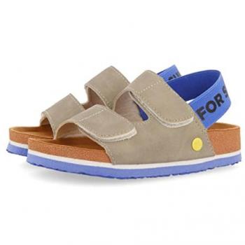 Chanclas de niño Gioseppo Courgis ajustables color gris tamaño 27 EU