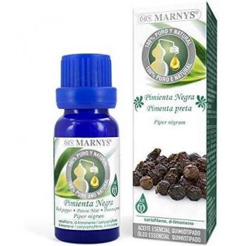 MARNYS Aceite Esencial Pimienta Negra 100% Puro Quimiotipado 15ml