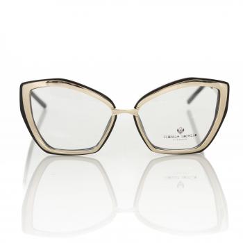 Frankie Morello Multicolor Acetate Frames, Glasses, female, Multicolor, Size: ONE SIZE Butterfly Silhouette Eyeglasses