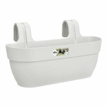 Maceta Colgante Elho Blanco Plástico Rectangular Moderno 24 x 46 x 26,5 cm