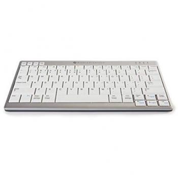 BakkerElkhuizen UltraBoard 950 Teclado Inalámbrico RF QWERTZ Alemán Gris y Blanco