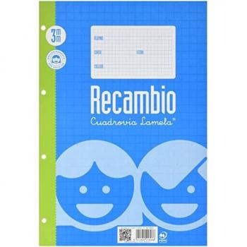 Recambio Lamela 10 Unidades Hojas de cuadrícula