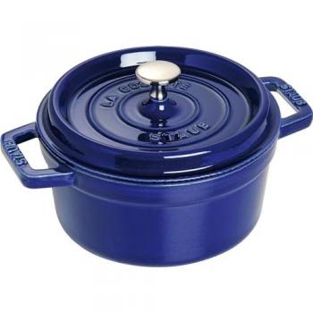 Staub 20 cm Round Cocotte, Intense Blue, Cast Iron