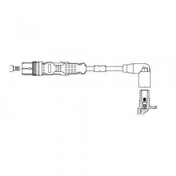 Cable de bujías BREMI 6A98E57 para VW, AUDI y SKODA