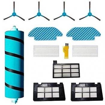 Kit de accesorios MIKONG para Cecotec Conga 4690 Ultra 6090 Ultra 7090 IA 4090 4490 5090 5490 Piezas de repuesto para robot aspirador 12 paquetes de cepillo principal, filtro y cepillo lateral