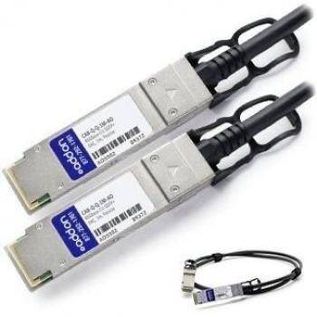 Addon CAB-Q-Q-1M-AO Twinaxial Network Cable - Twinaxial for Network Device - 3.28 ft - 1 x QSFP+ - 1 x QSFP+