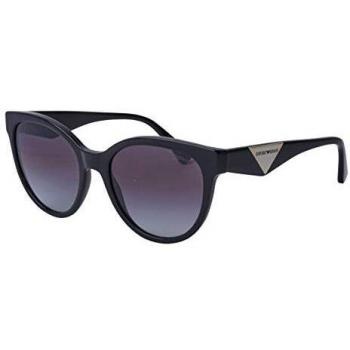 Emporio Armani Women's 0EA4140 Sunglasses, Black/Grey Shaded, 55/19/140