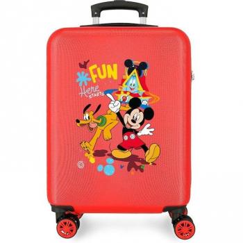 Maleta de cabina rígida Disney Fantasy Minnie Bold 55 cm - Rojo