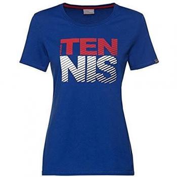 Head Club Lisa T-Shirt W Camisetas, Mujer, Azul Cobalto, Small