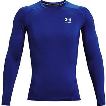 Under Armour HeatGear Compression Long Sleeve Shirt - Blue - Size: Medium