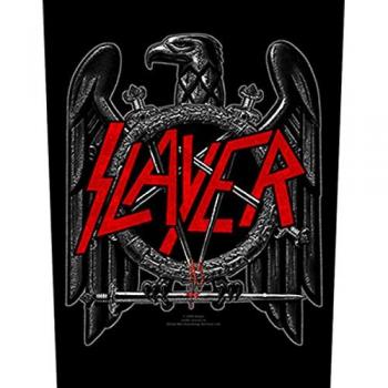 Slayer Black Eagle Multicolor Backpatch - Unisex Standard Size