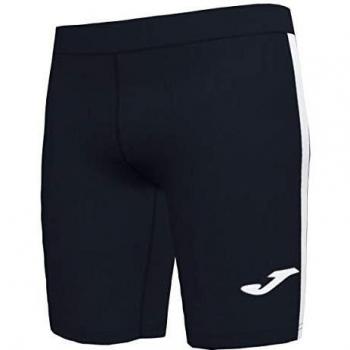 Joma Elite VII Short Running, Niños, Negro Blanco, 4XS-3XS