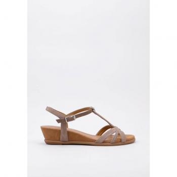 Unisa Binar-22-KS Sandalia con Cuña Mujer Camel 36
