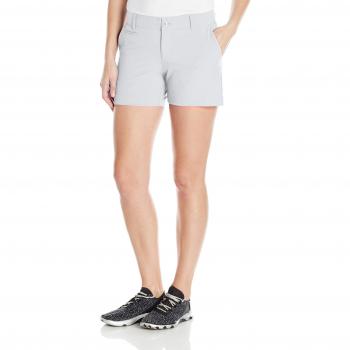 Under Armour Links Shorty 4in Pantalón Corto, Mujer, Blanco