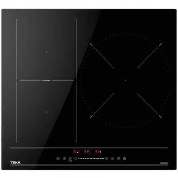 Teka IBF 63200 BK Placa de Inducción Integrada, 3 Zonas de Cocción, Función Flex, Control Táctil, Color Negro, 59 cm