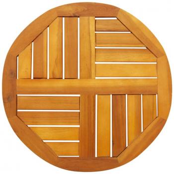 vidaXL Round Table Top Ø50x2 cm Solid Acacia Wood