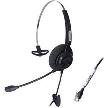 Arama Auricular de Teléfono Mono w / Cancelación de Ruido Mic para Aastra Adtran Alcatel Lucent Allworx AltiGen AVAYA Comdial Digium Gigaset InterTel Mitel MiVoice Plantronics Teléfono Fijo Deskphones
