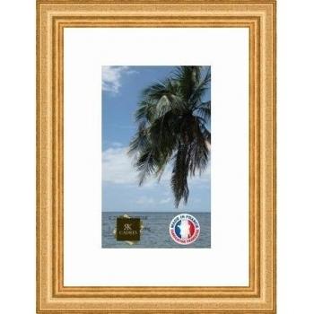 Marco de pared de fotos 18 x 29 x 29 x 18 marco de plata moderno, 2,3 cm de longitud, de madera, madera, Or-42, Passe-Partout Super Blanc